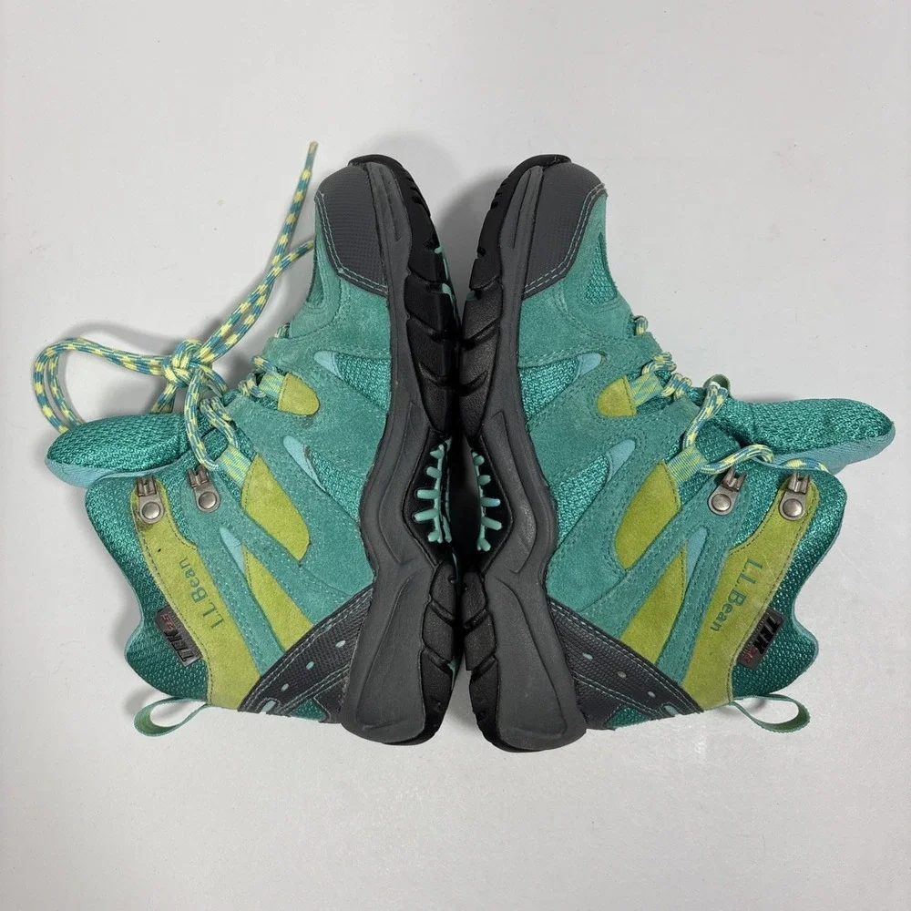 L.L. Bean Kids Trail Model Hikers TEK 2.5 Waterproof Boots Blue Size 4